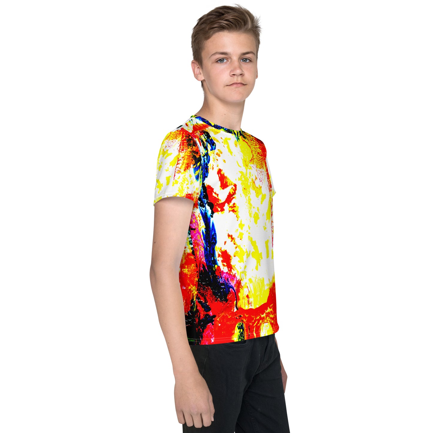 T-Shirt mit Rundhalsausschnitt für Jugendliche